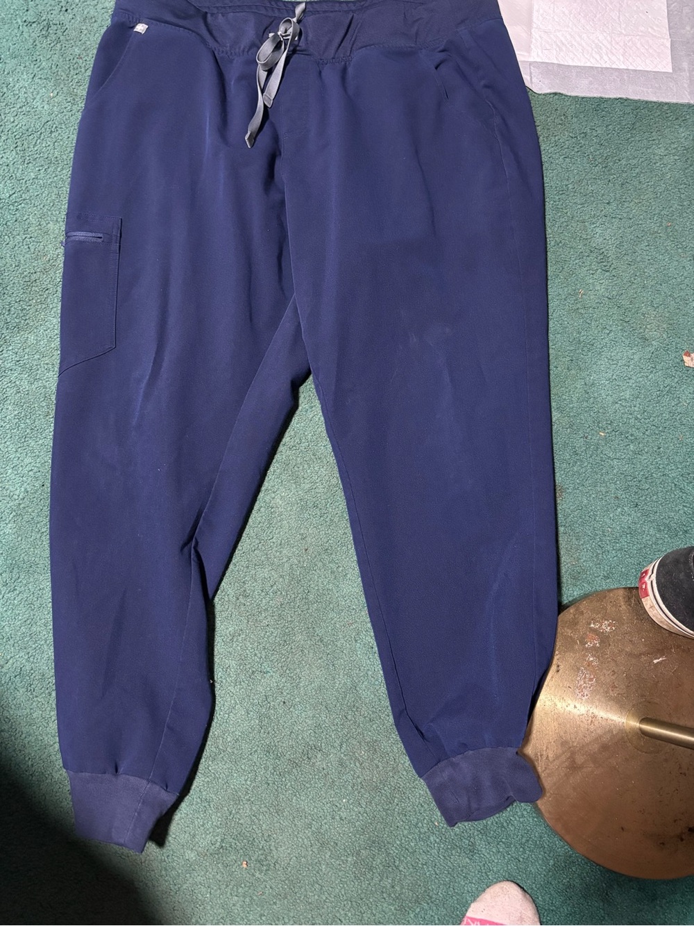 Women’s  Navy Jogger Pants with Drawstring
